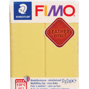 FIMO Leather Effect - Saffron, 2 oz