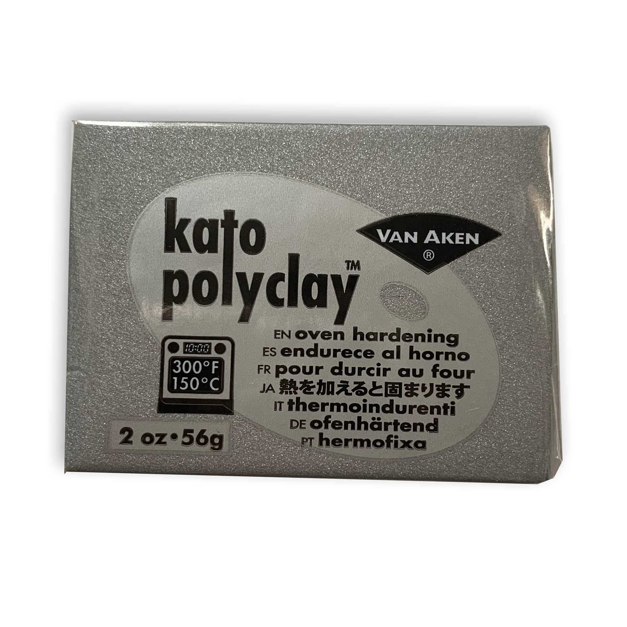 Kato Polyclay - Silver, 2 oz.