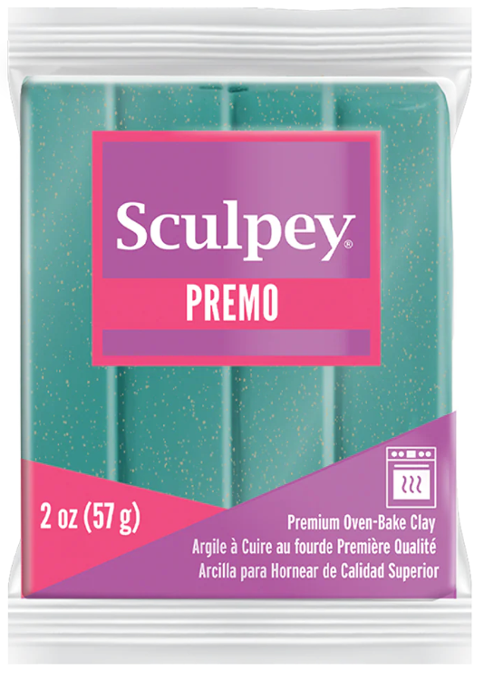 Sculpey Premo - Vintage Teal Pearl, 2 oz