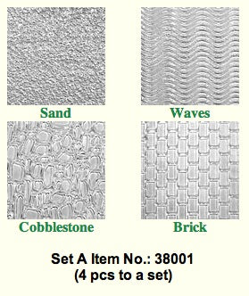 Clay Texture Sheets (Set H) - Polymer Clay Superstore