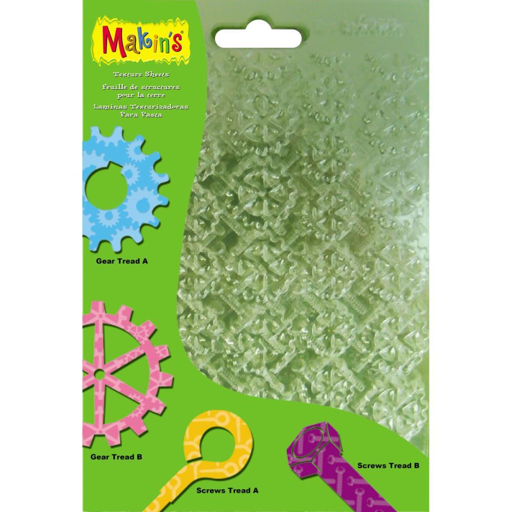 Makins Texture Sheet Set E - Polymer Clay Tools - Texture Sheet - Clay  Texture Sheets - Fur Texture Sheets - Diamond Texture Sheets - 13-020