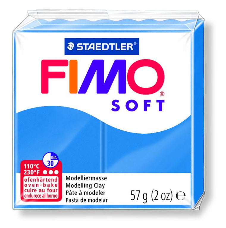 Mars Plastic FIMO Clay Soft Basic Colours, 12 assorted colours