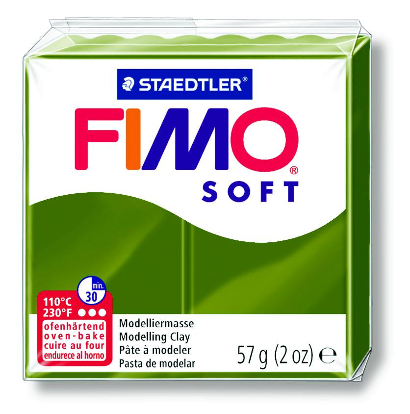 Fimo Soft -- Green Olive - Polymer Clay Superstore