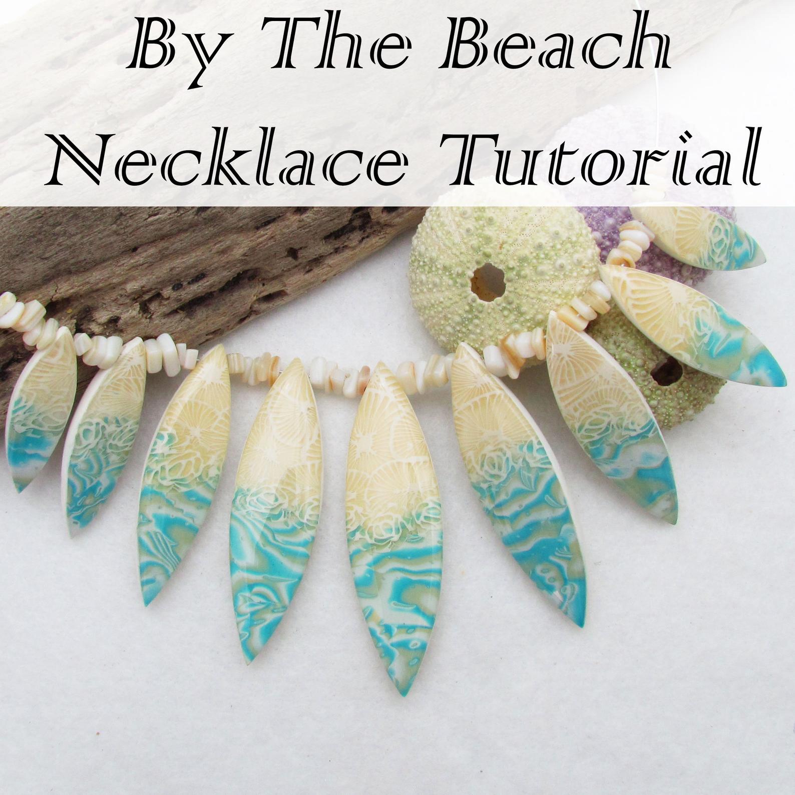 polymer clay STATEMENT NECKLACE - tutorial - YouTube
