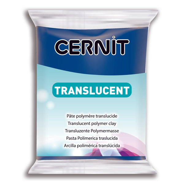 CERNIT Translucent Serie Polymer Clay, Glitter White, Nr. 010, 56g 2oz,  Oven-hardening Polymer Modeling Clay 