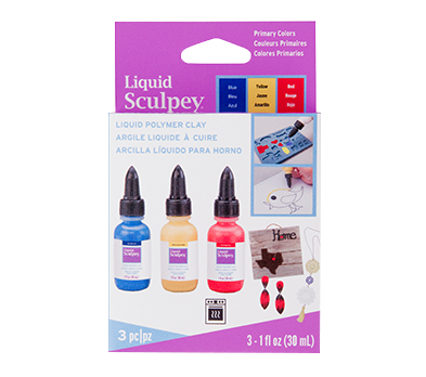 Liquid Sculpey Multi-Pack - Primary Colors Multi-Pack, Set of 3