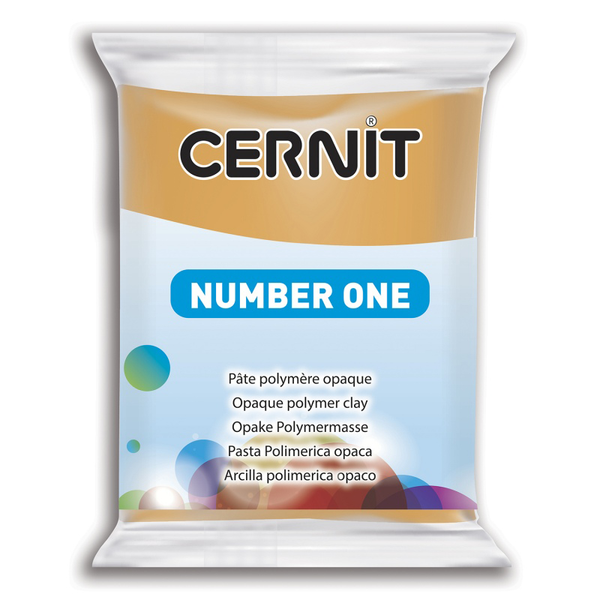 Cernit Number One - Yellow Ochre 2oz - Polymer Clay Superstore