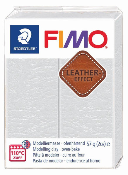 Fimo Leather Effect Polymer Clay 2oz-Olive