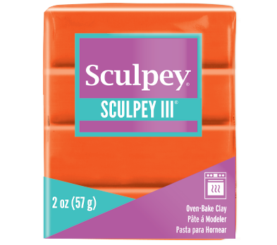 Sculpey III Clay 2 oz. Just Orange