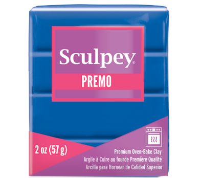 Premo Sculpey Polymer Clay 2oz Cobalt Blue Hue